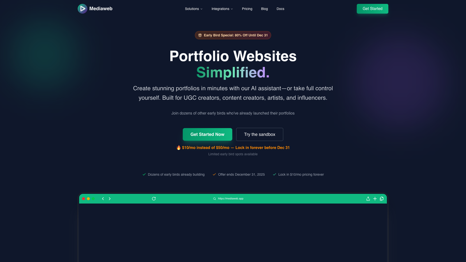 Mediaweb — интерфейс нейросети