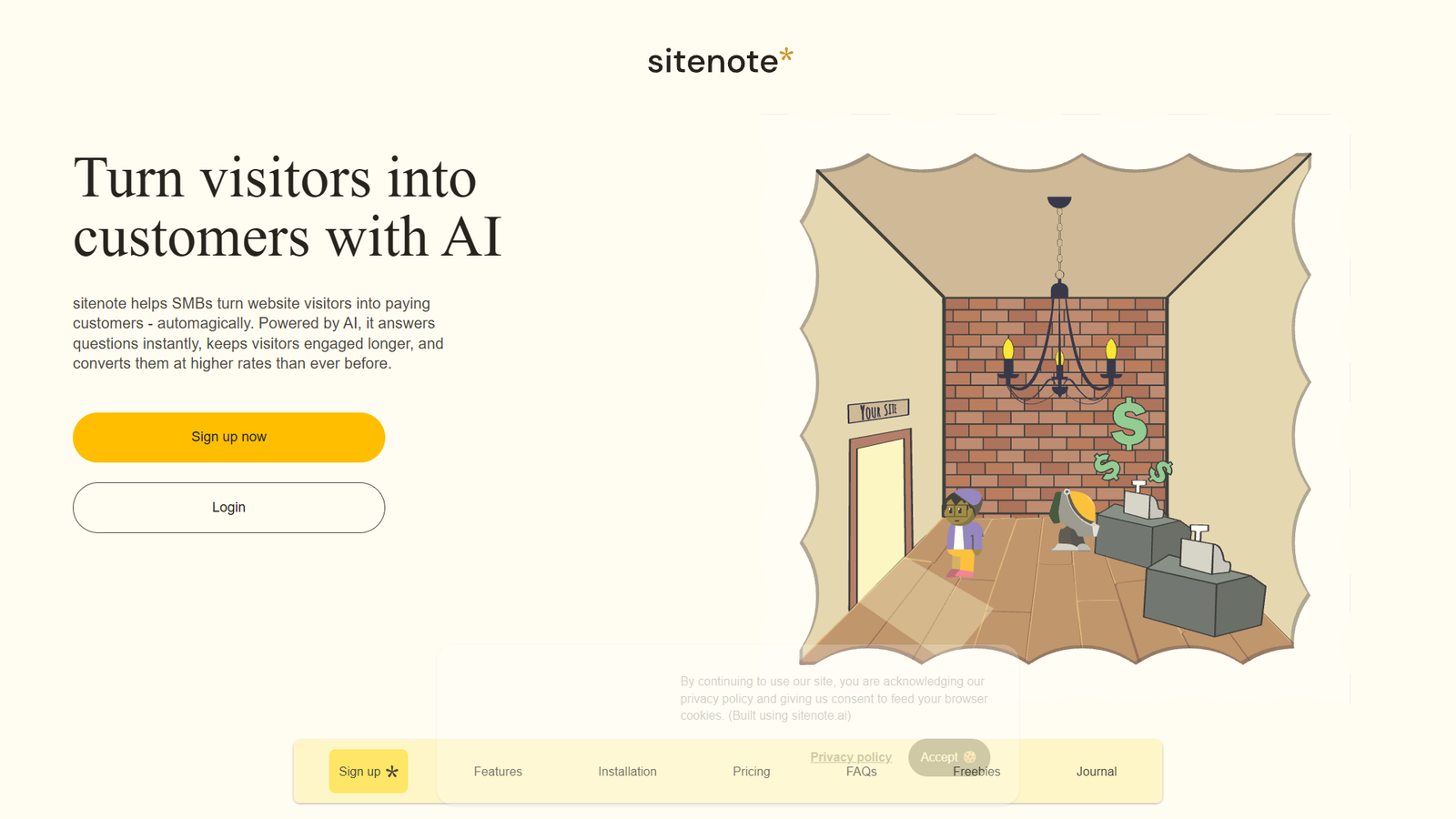 sitenote — интерфейс нейросети sitenote — интерфейс нейросети