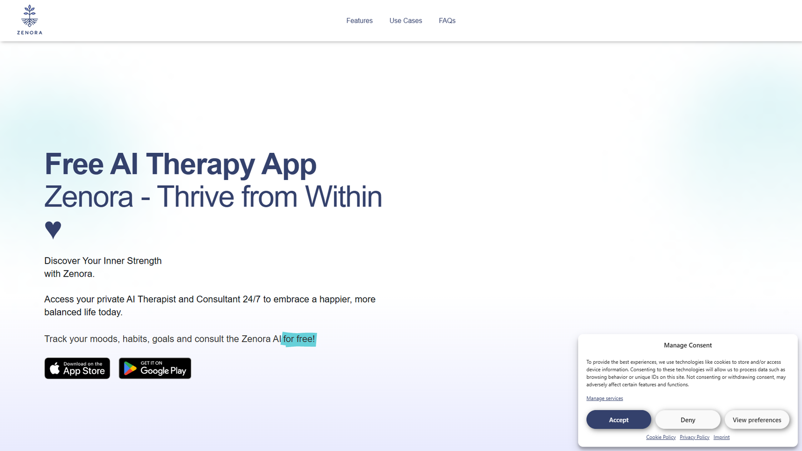 Zenora — интерфейс нейросети Zenora — интерфейс нейросети