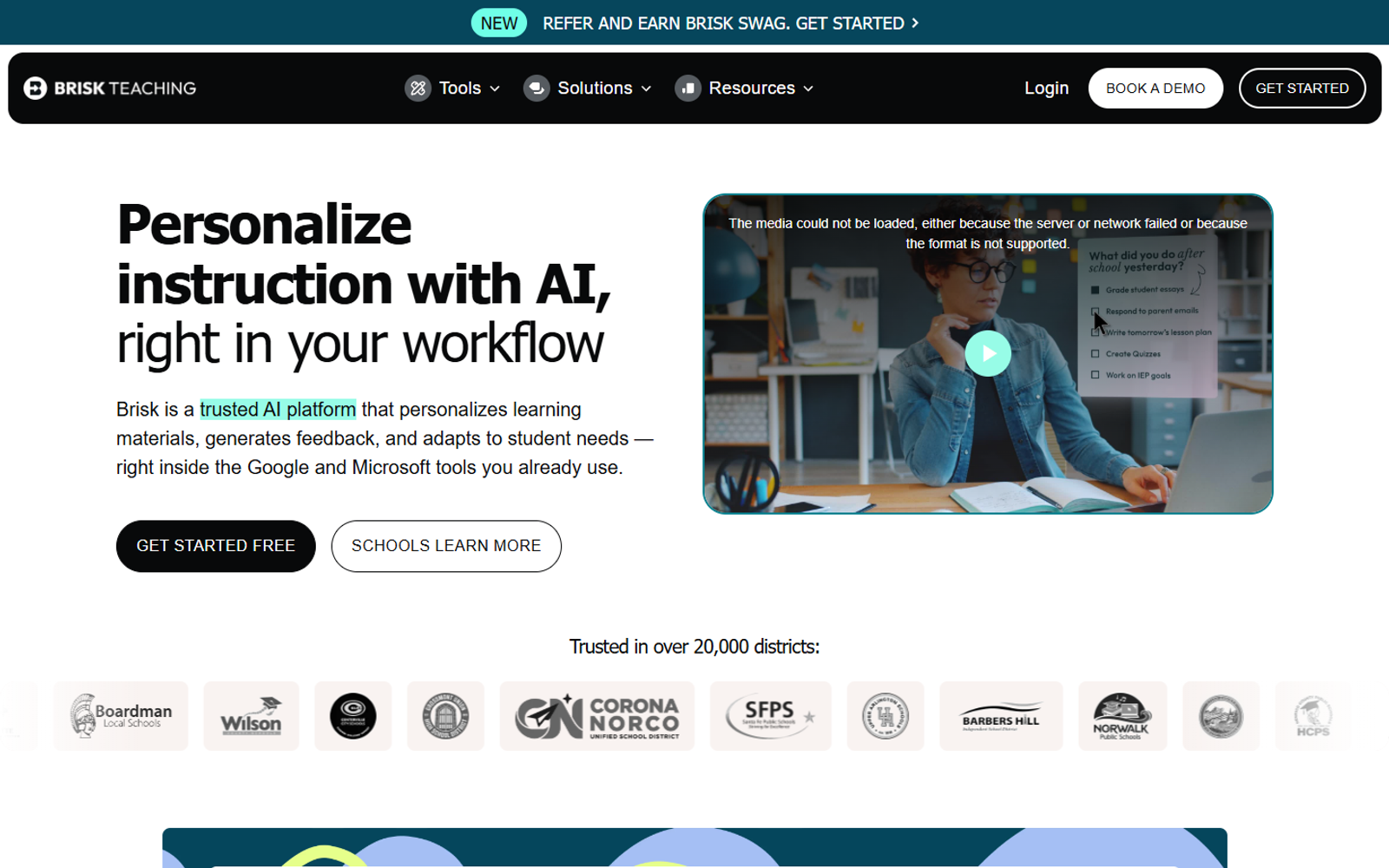 Brisk Teaching — интерфейс нейросети Brisk Teaching — интерфейс нейросети