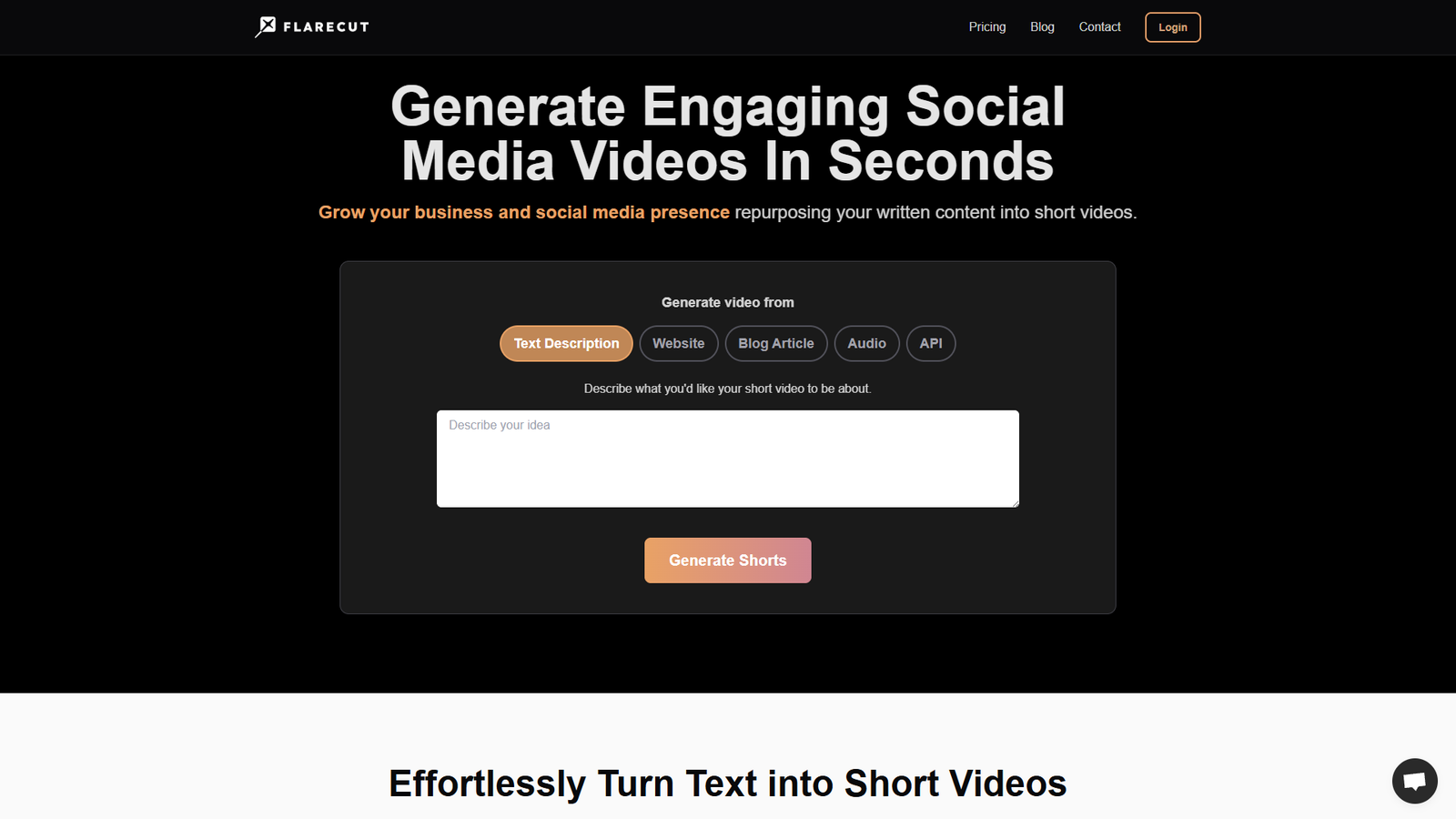 Flarecut — интерфейс нейросети Flarecut — интерфейс нейросети