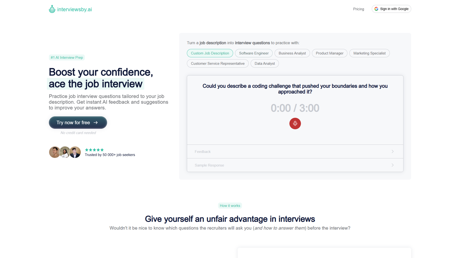 Interviews by AI — интерфейс нейросети Interviews by AI — интерфейс нейросети