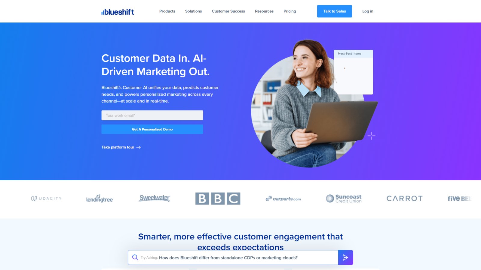 Blueshift нейросеть Главная страница