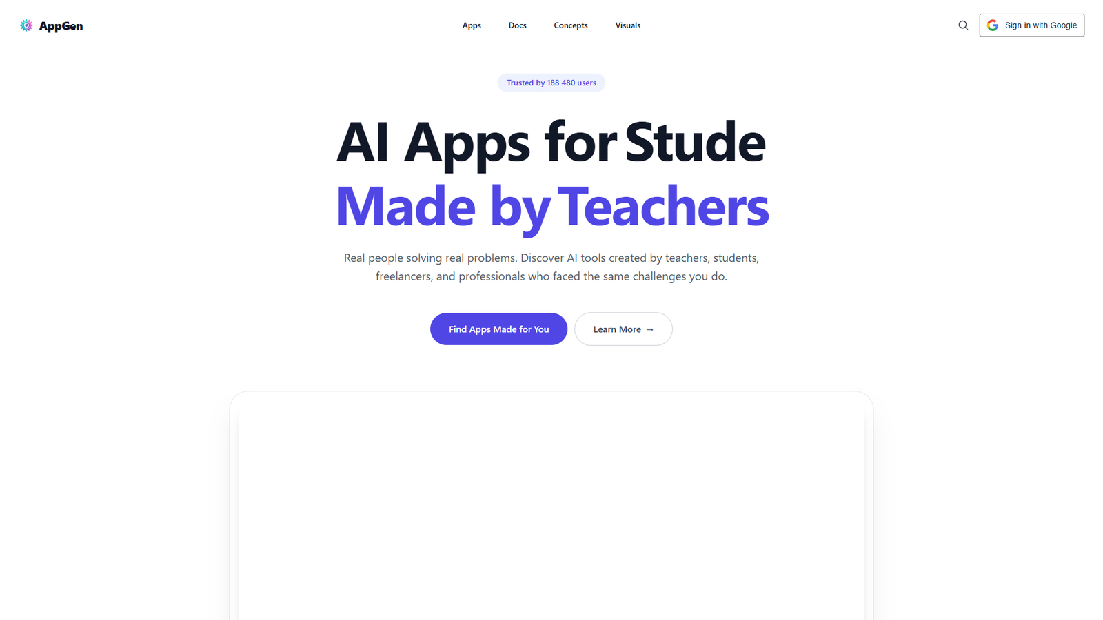 AppGen — интерфейс нейросети AppGen — интерфейс нейросети