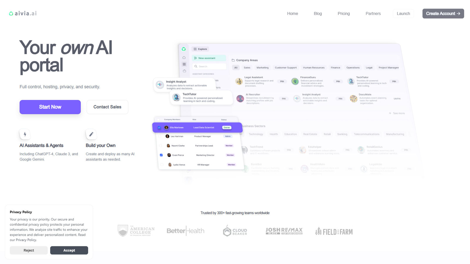 Aivia AI for Business — интерфейс нейросети Aivia AI for Business — интерфейс нейросети