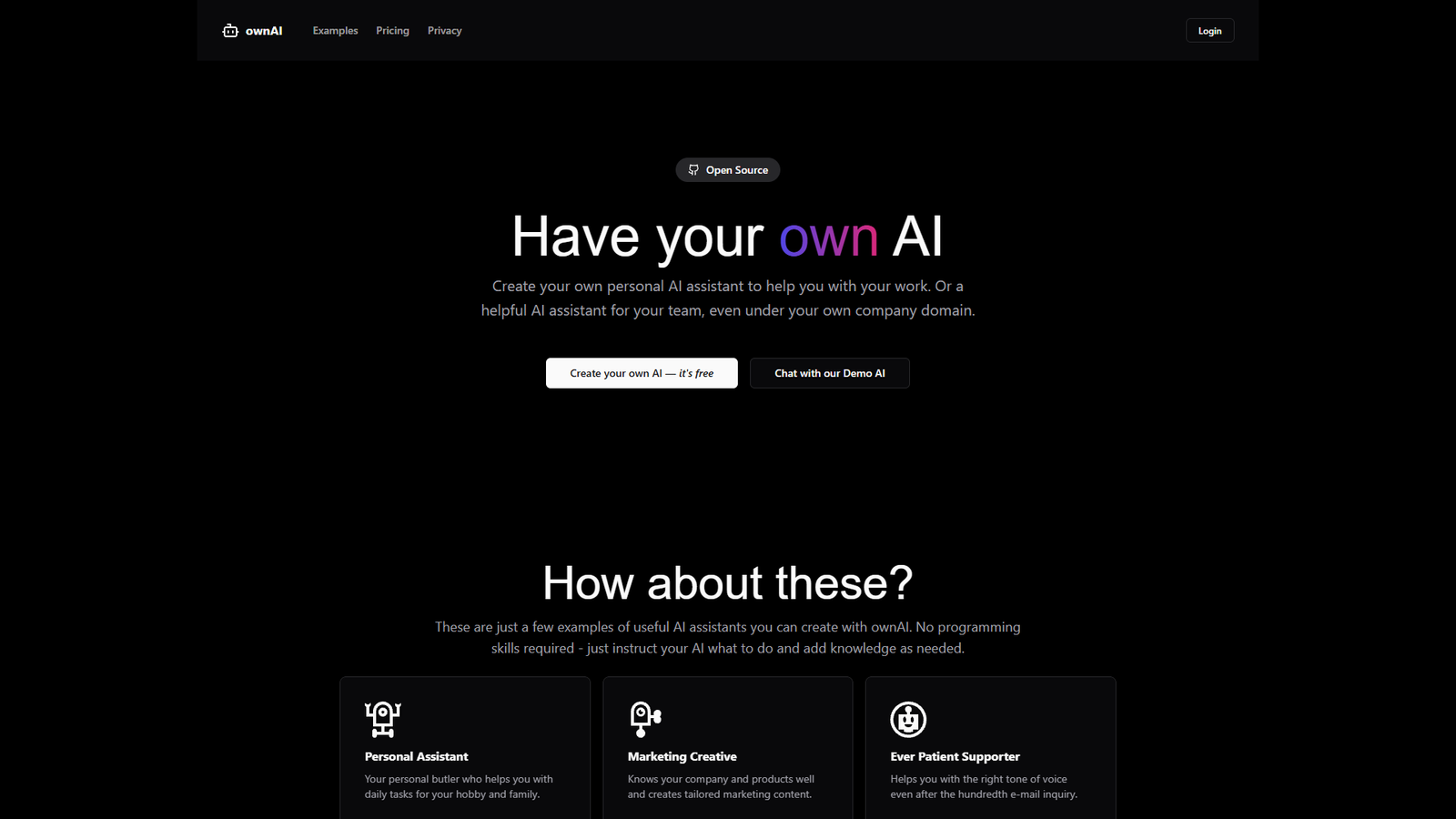 ownAI — интерфейс нейросети ownAI — интерфейс нейросети