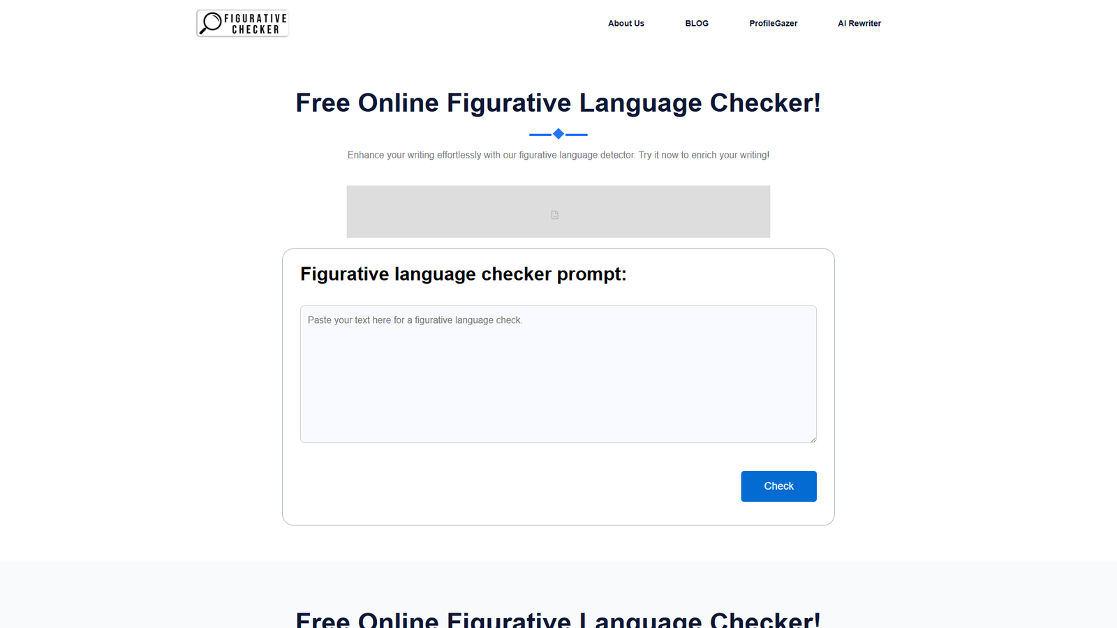 Figurative Checker — интерфейс нейросети Figurative Checker — интерфейс нейросети