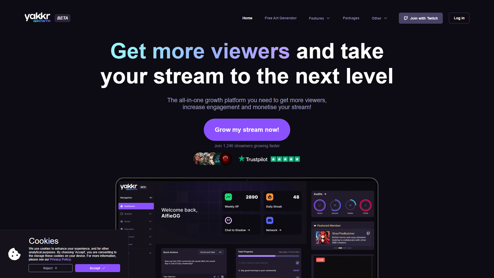 Yakkr Growth — интерфейс нейросети Yakkr Growth — интерфейс нейросети