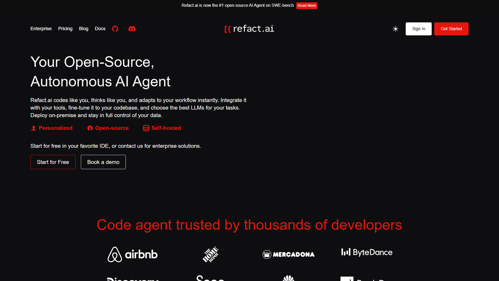 Refact.ai — интерфейс нейросети Refact.ai — интерфейс нейросети