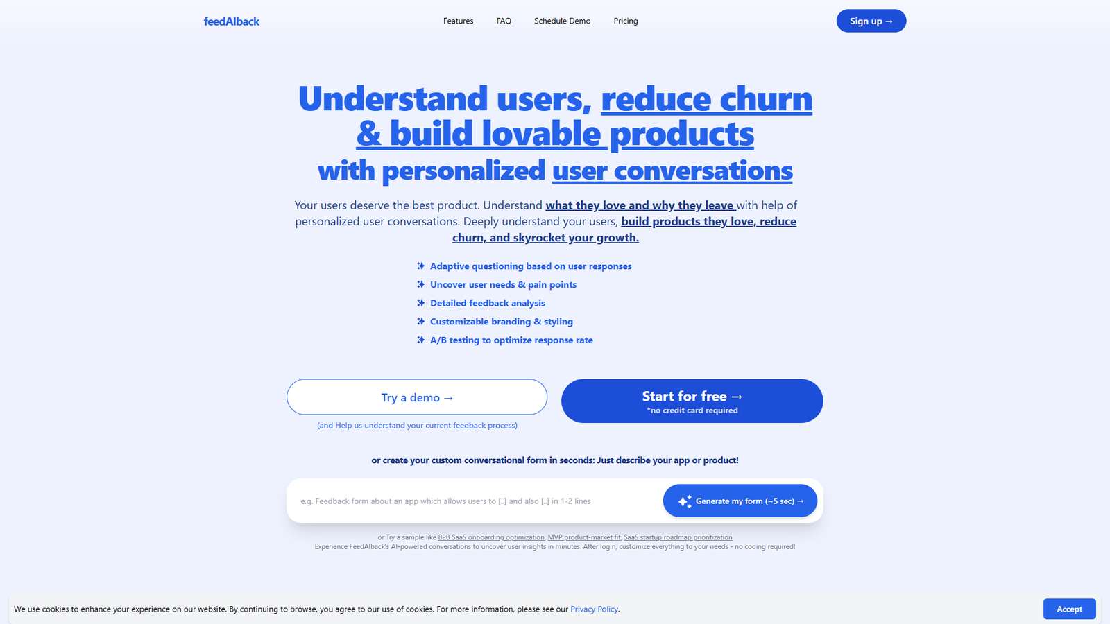 FeedAIback — интерфейс нейросети FeedAIback — интерфейс нейросети