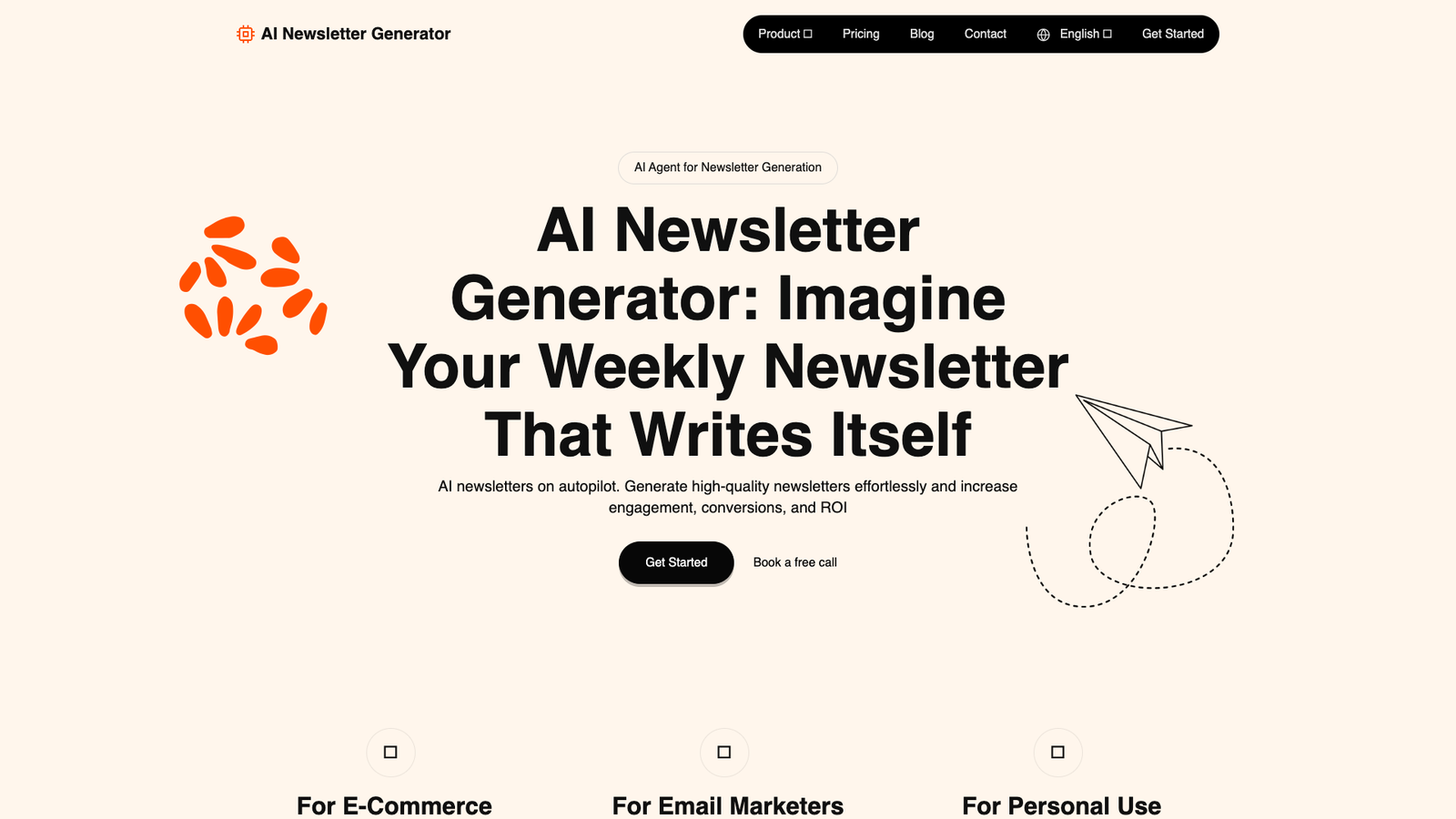 AI Newsletter Generator — интерфейс нейросети AI Newsletter Generator — интерфейс нейросети