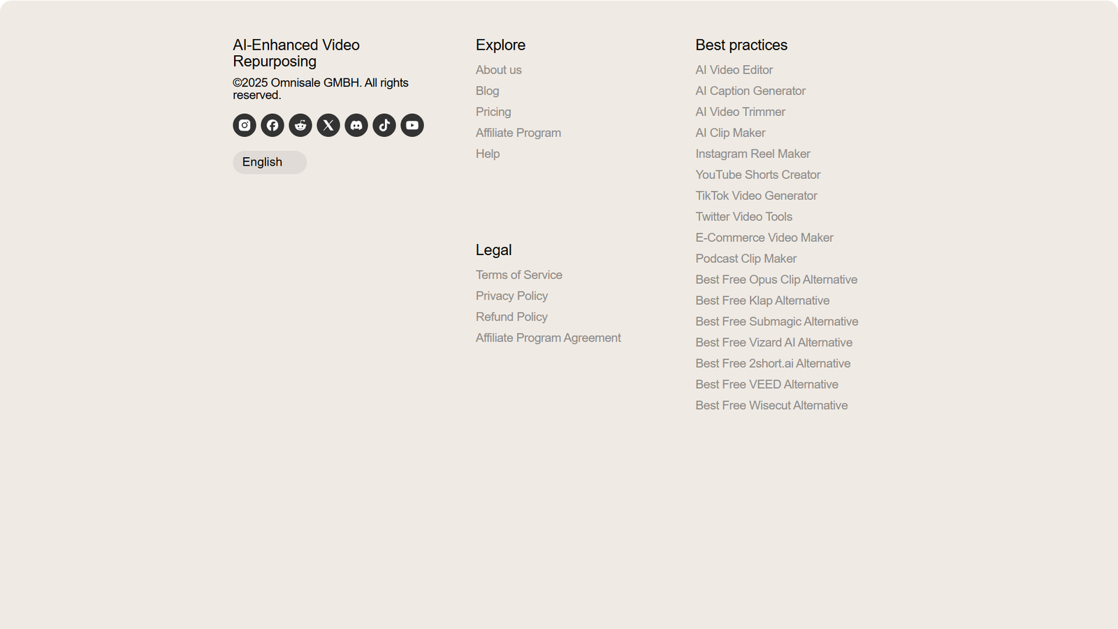 AI Video Cut — интерфейс нейросети AI Video Cut — интерфейс нейросети