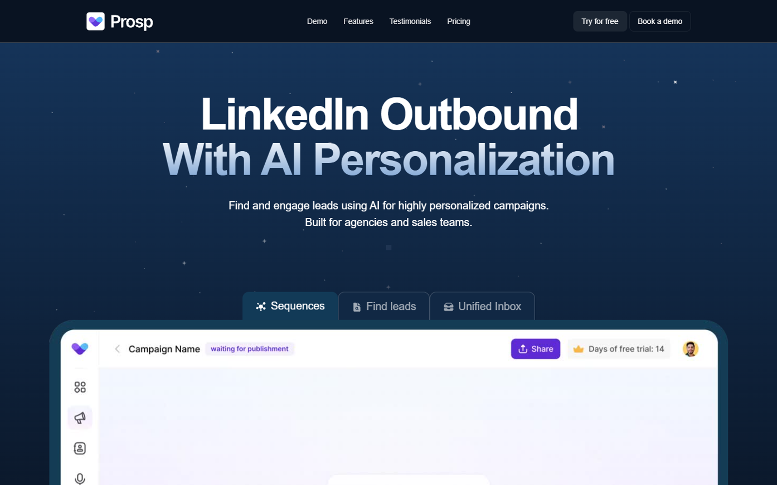 Prosp — интерфейс нейросети Prosp — интерфейс нейросети