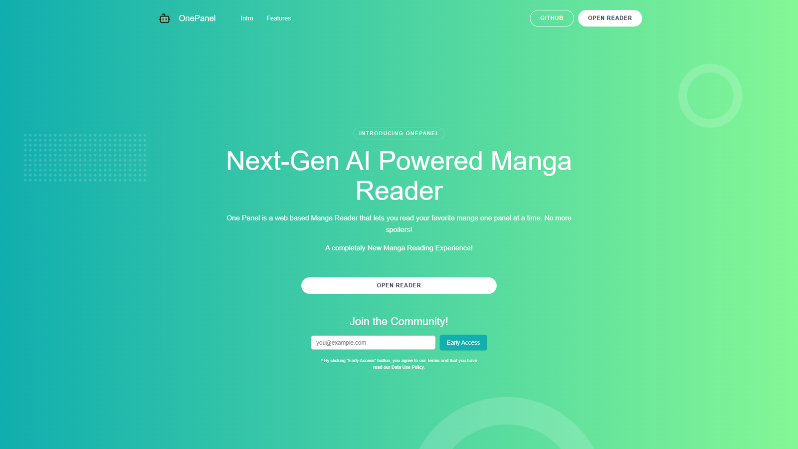 One Panel — интерфейс нейросети One Panel — интерфейс нейросети