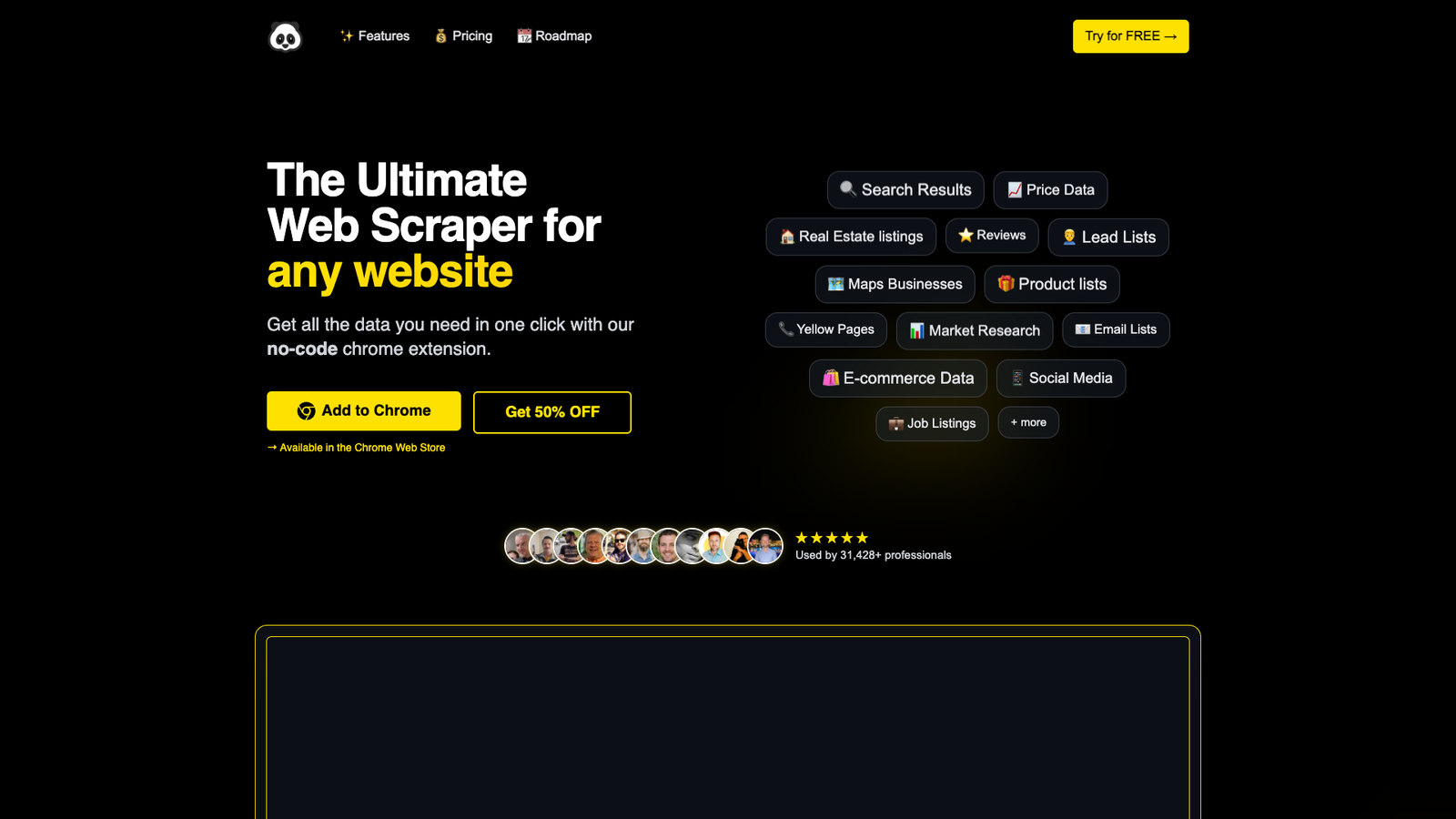 Ultimate Web Scraper — интерфейс нейросети Ultimate Web Scraper — интерфейс нейросети