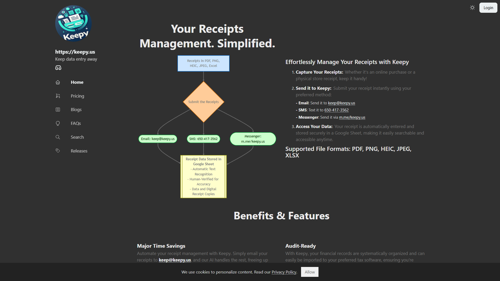 Keepy — интерфейс нейросети Keepy — интерфейс нейросети