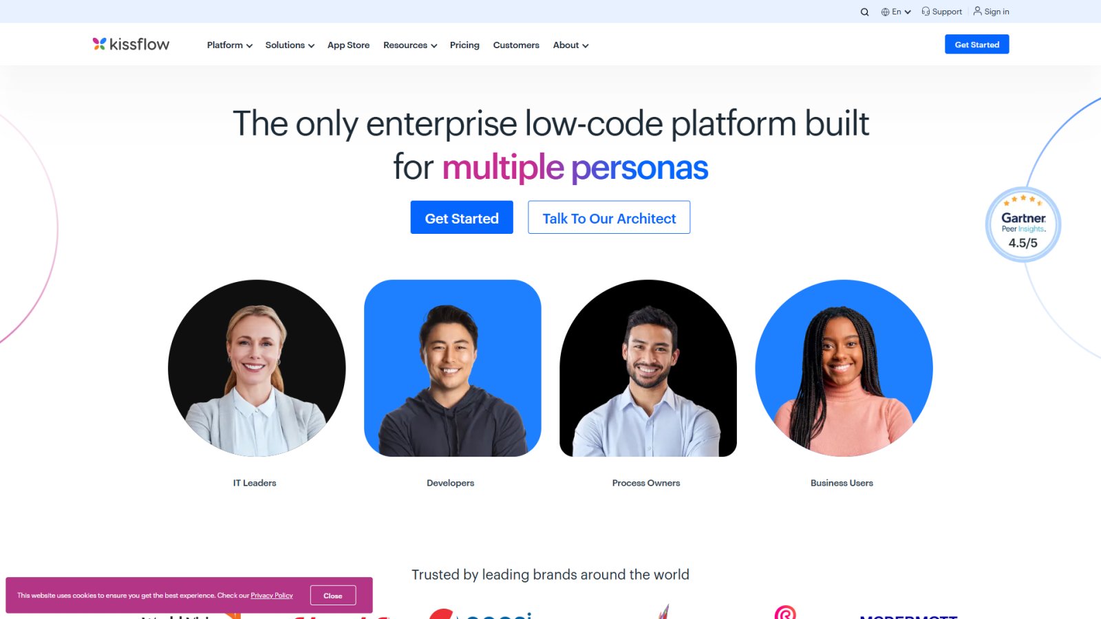 Kissflow Digital Workplace нейросеть Главная страница