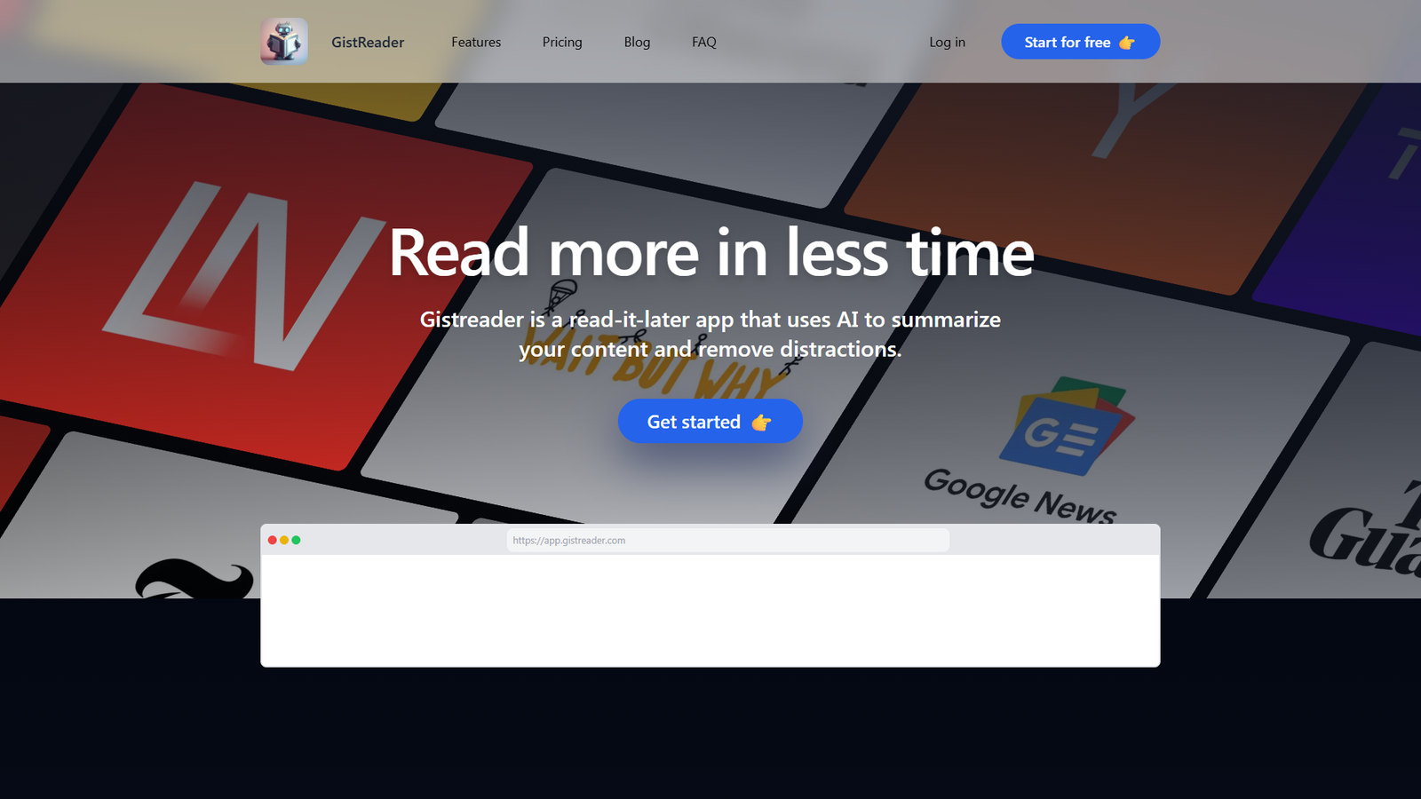 GistReader — интерфейс нейросети GistReader — интерфейс нейросети