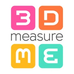 3D Measure Me Logo