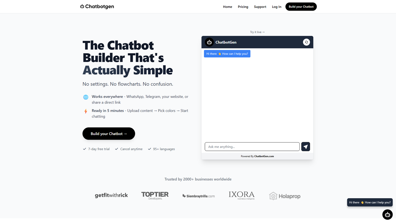 ChatbotGen — интерфейс нейросети ChatbotGen — интерфейс нейросети