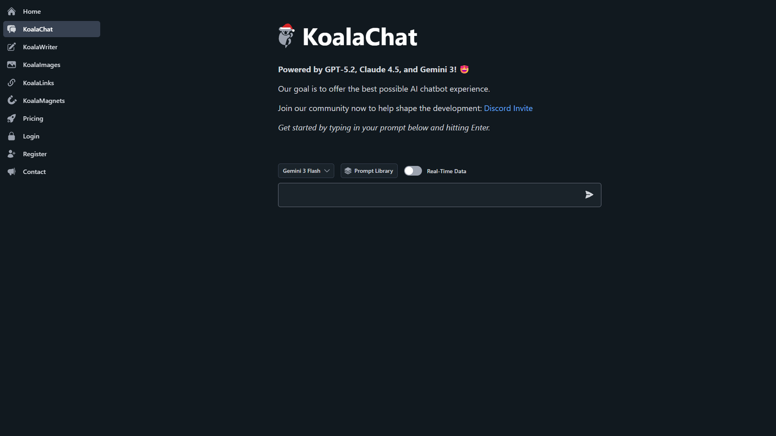 KoalaChat — интерфейс нейросети KoalaChat — интерфейс нейросети