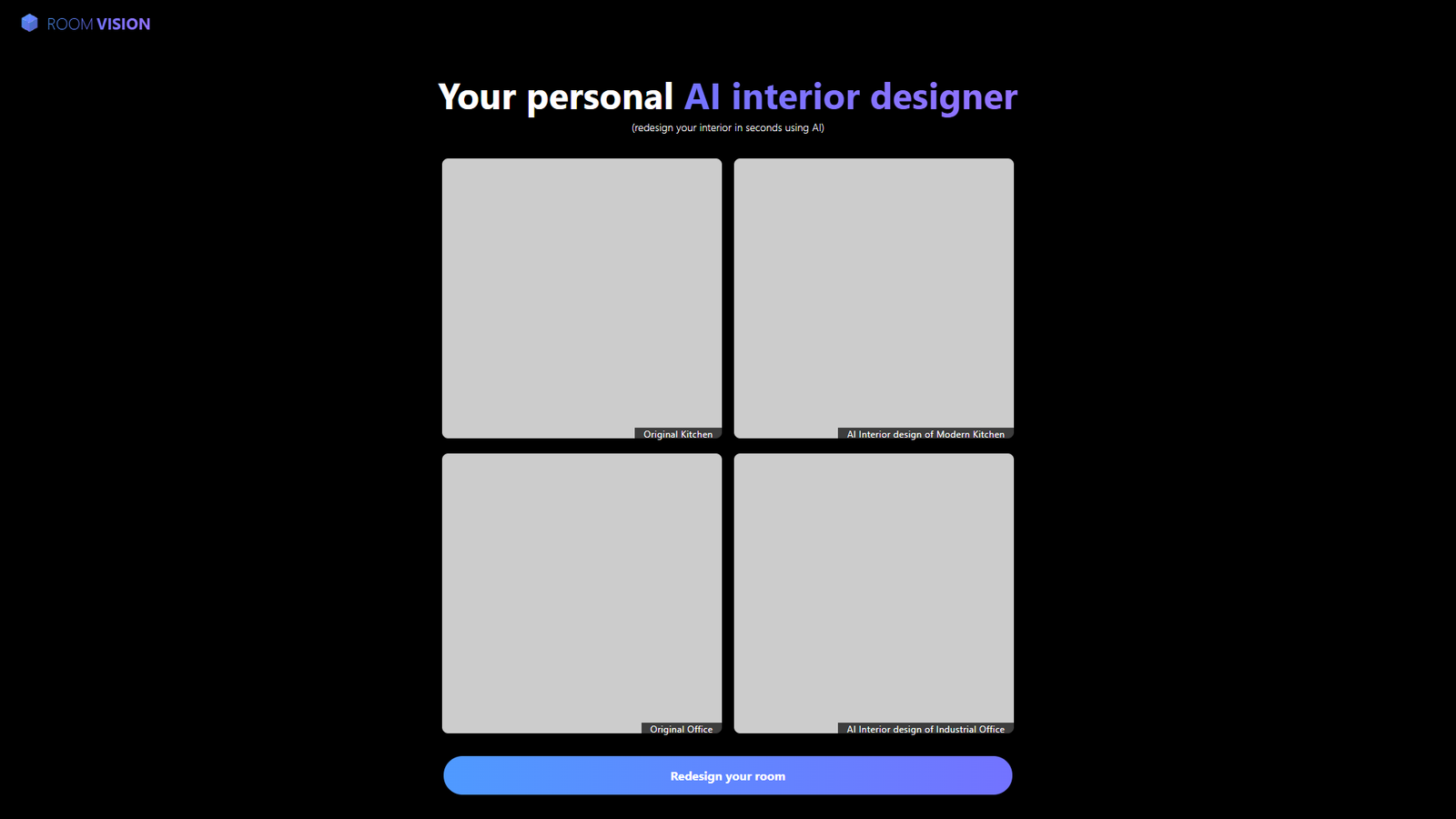 Room Vision — интерфейс нейросети Room Vision — интерфейс нейросети