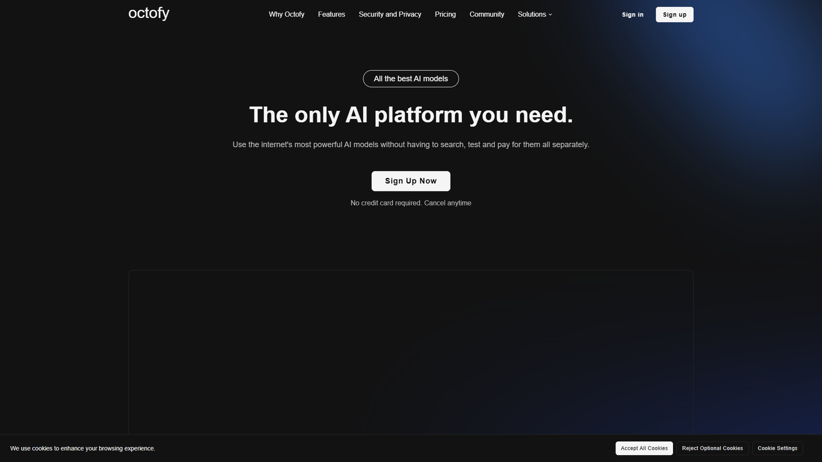 Octofy — интерфейс нейросети Octofy — интерфейс нейросети