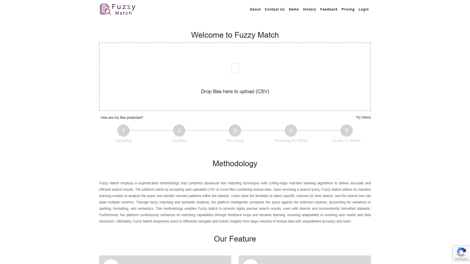 Fuzzy Match — интерфейс нейросети Fuzzy Match — интерфейс нейросети