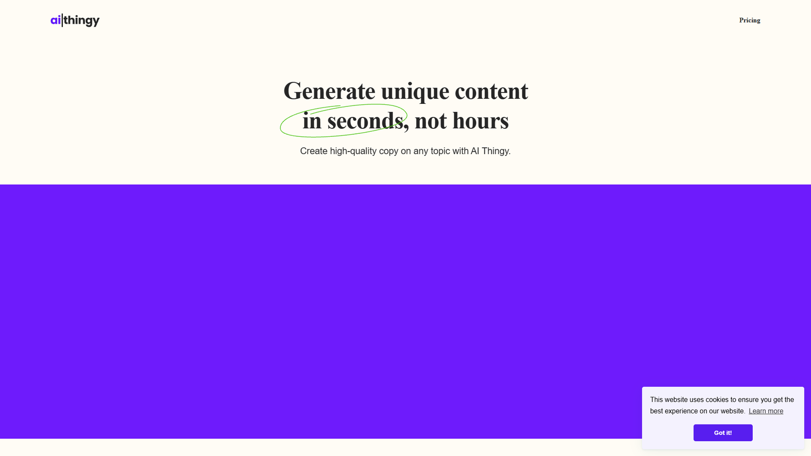 AI Thingy — интерфейс нейросети AI Thingy — интерфейс нейросети