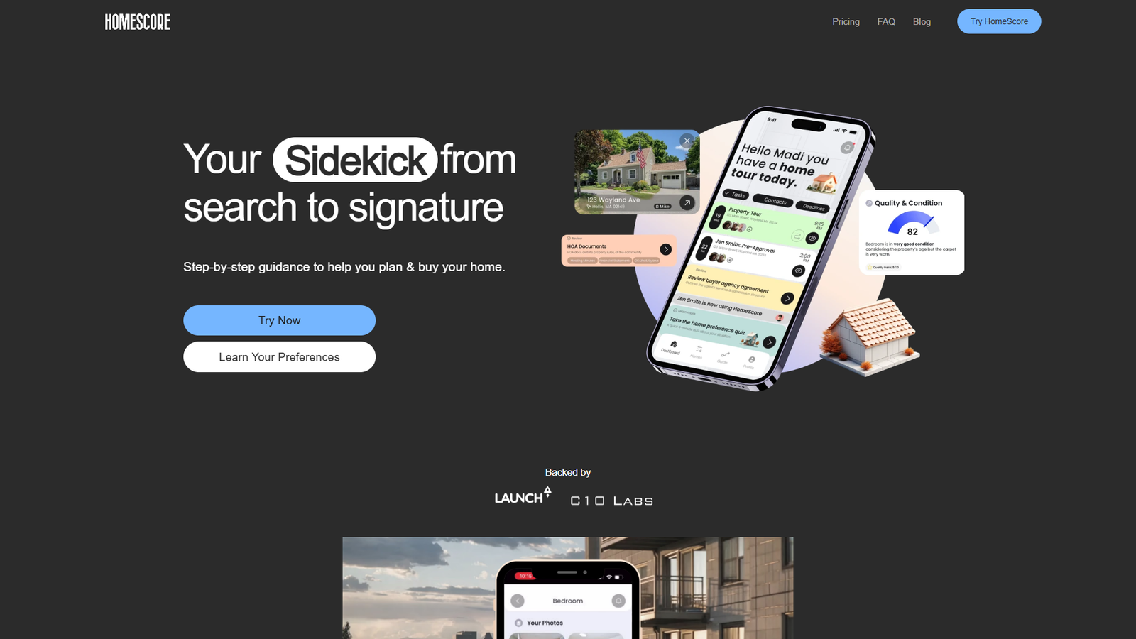 HomeScore — интерфейс нейросети HomeScore — интерфейс нейросети
