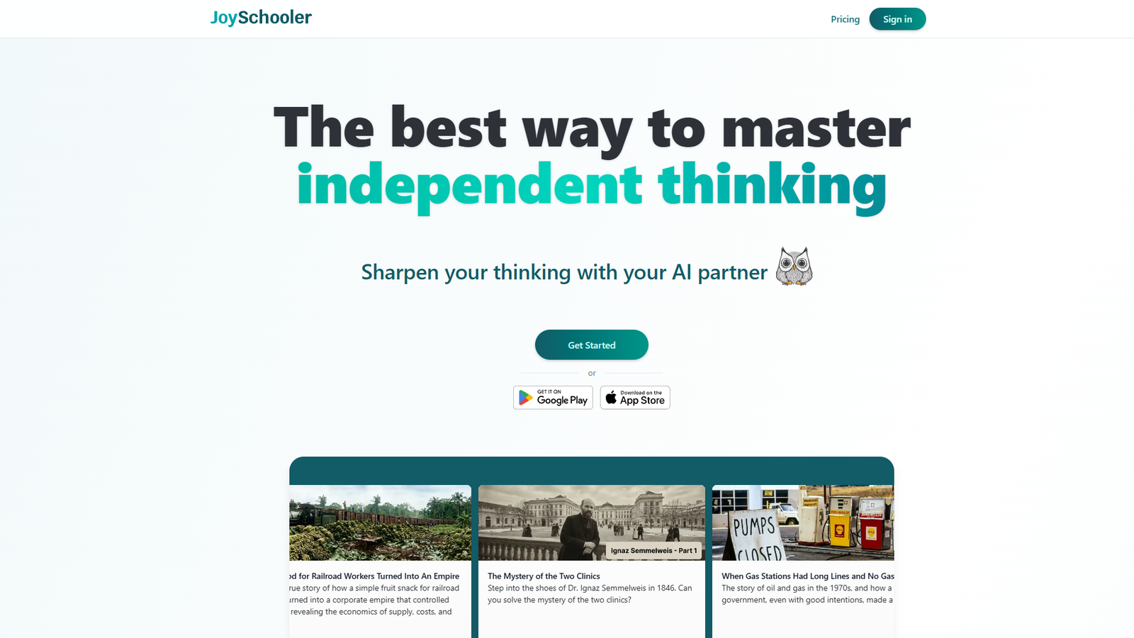 JoySchooler — интерфейс нейросети JoySchooler — интерфейс нейросети