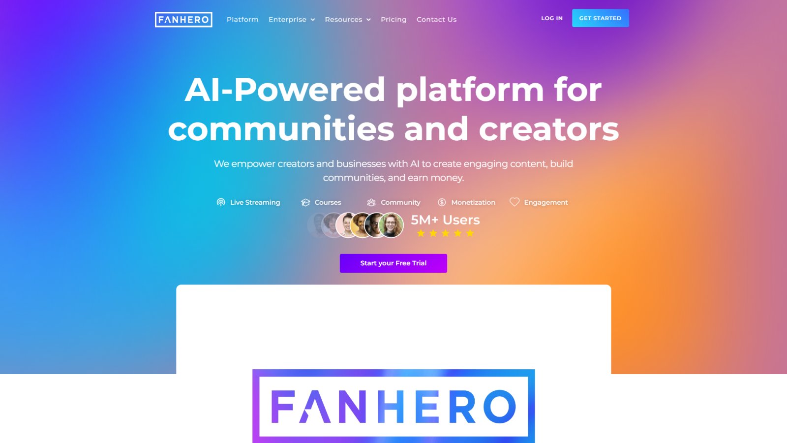 CREATOR AI нейросеть Главная страница