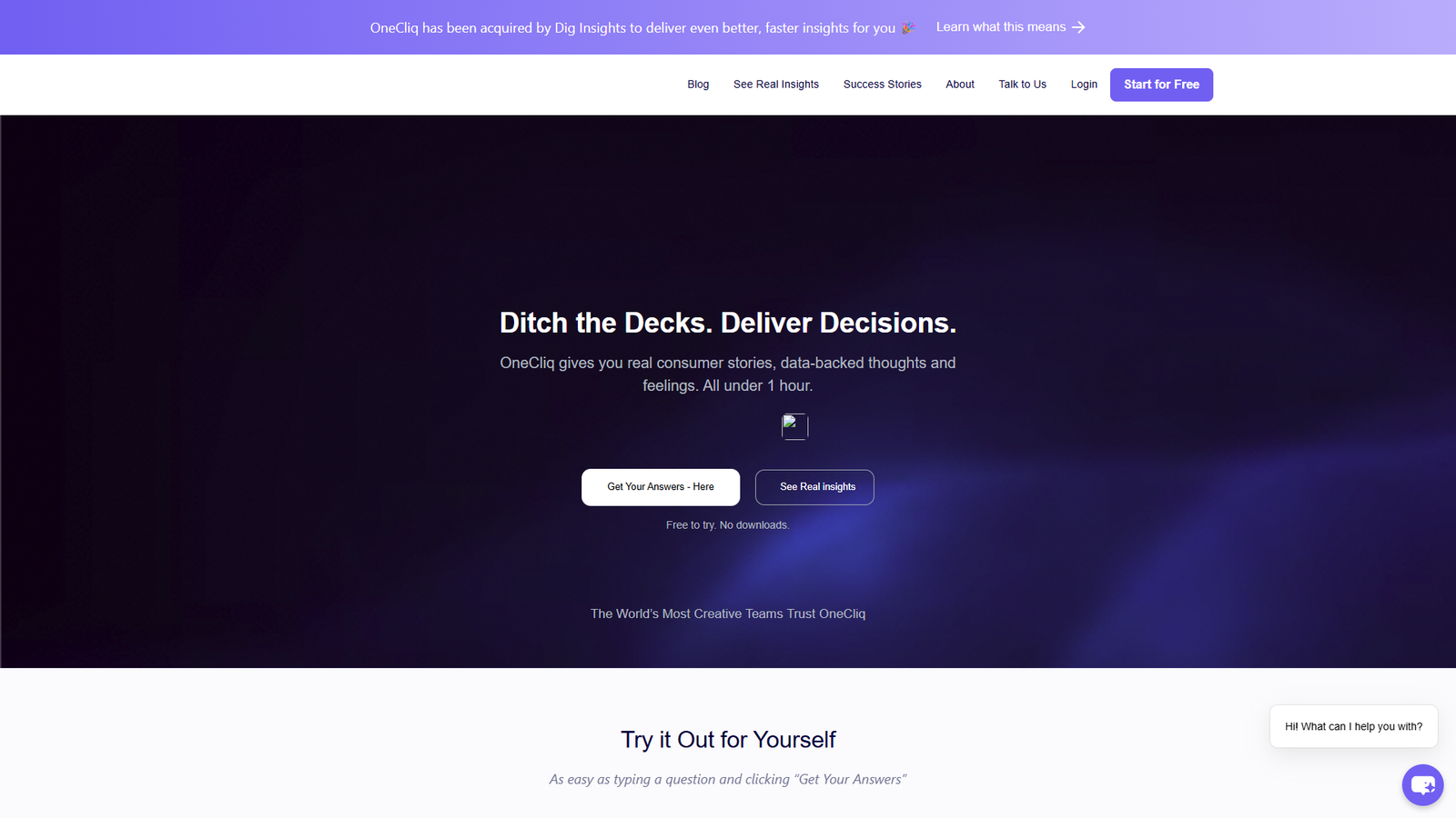 OneCliq.io — интерфейс нейросети OneCliq.io — интерфейс нейросети