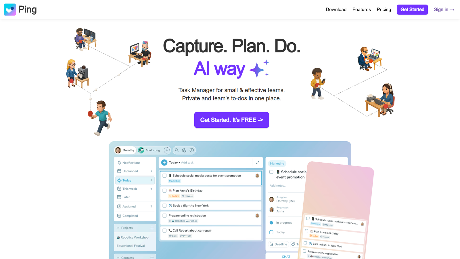 Ping — интерфейс нейросети Ping — интерфейс нейросети