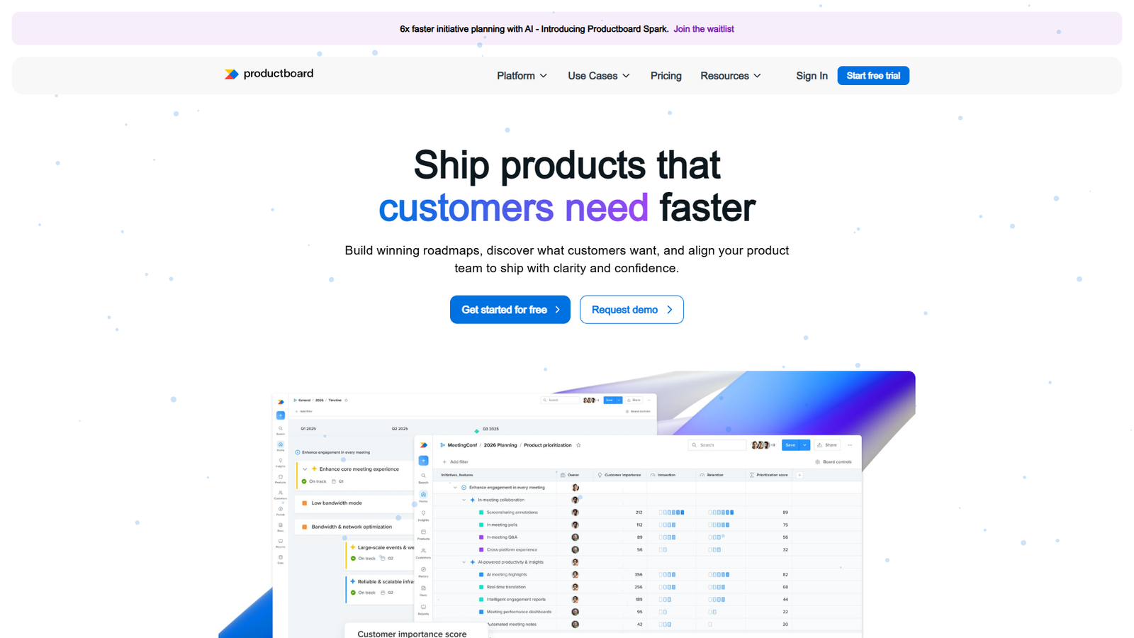 Productboard — интерфейс нейросети Productboard — интерфейс нейросети