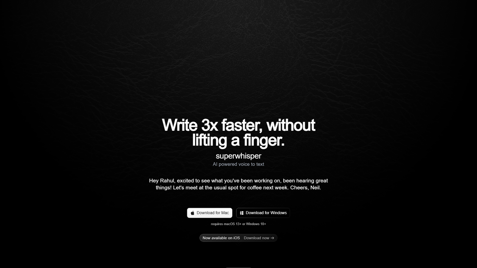 superwhisper — интерфейс нейросети superwhisper — интерфейс нейросети