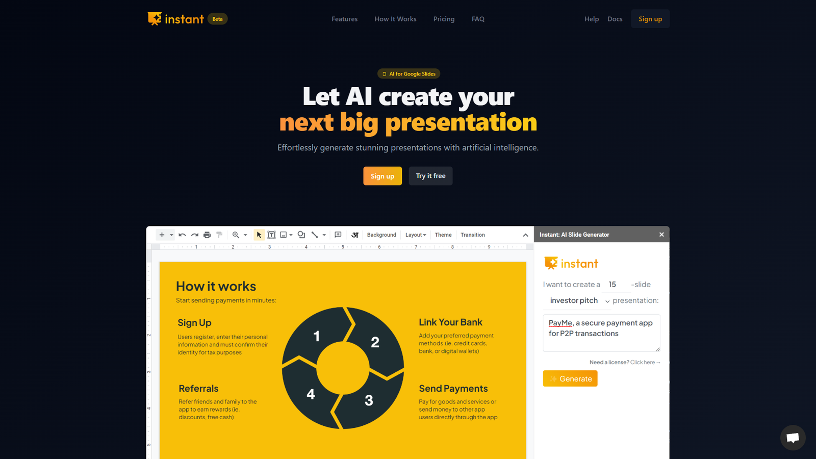 Instant — интерфейс нейросети Instant — интерфейс нейросети