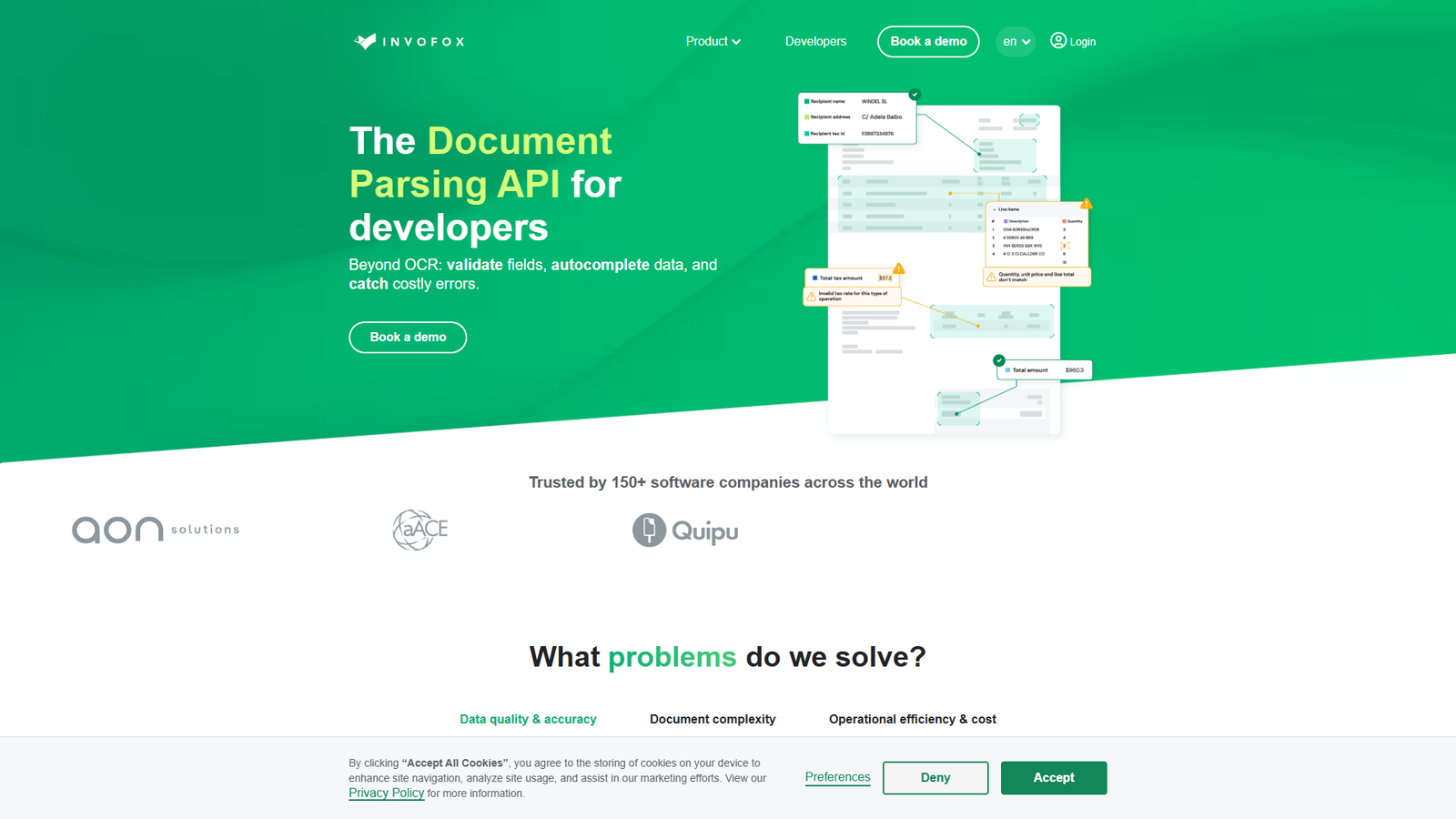 Invofox API — интерфейс нейросети Invofox API — интерфейс нейросети