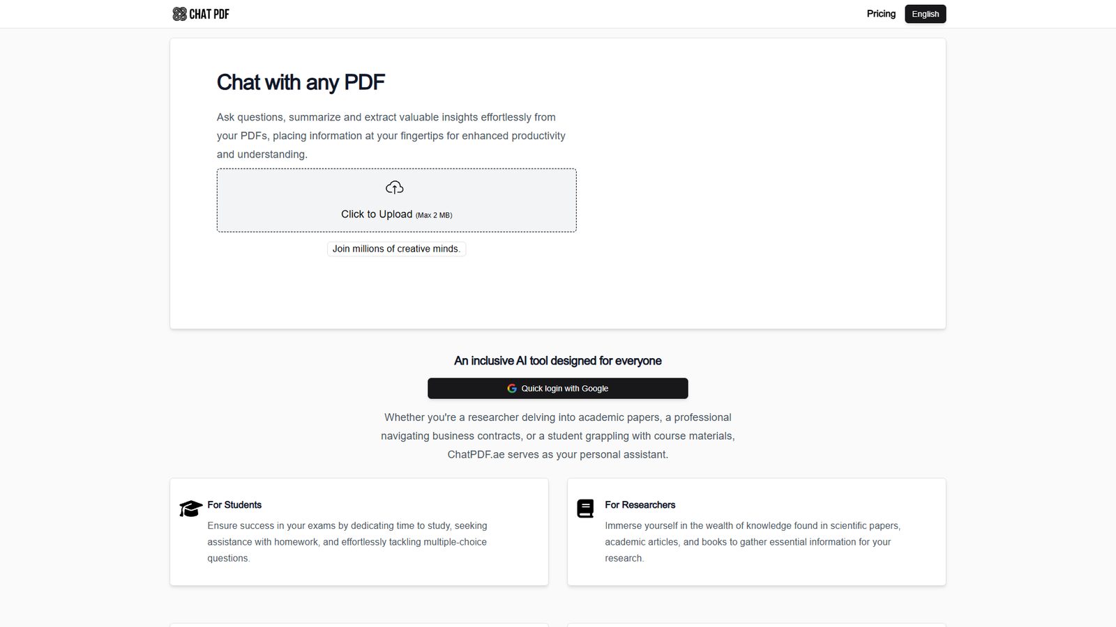 ChatPDF — интерфейс нейросети ChatPDF — интерфейс нейросети