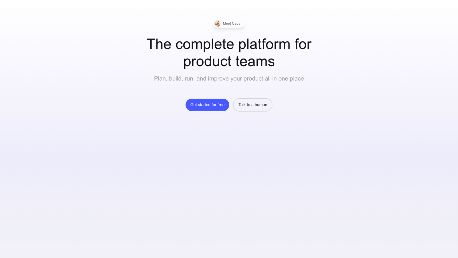 Capy by Atono — интерфейс нейросети