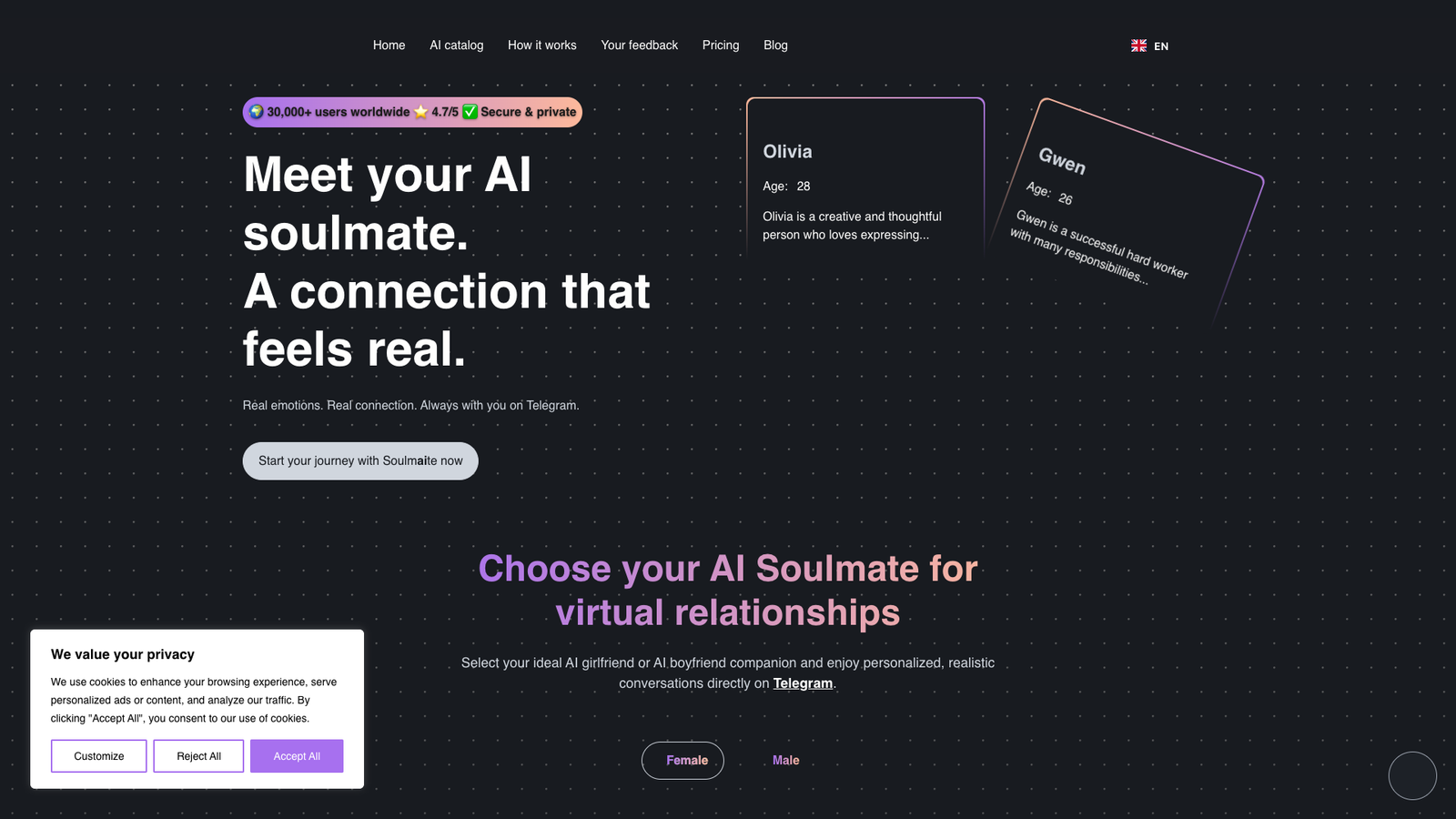 Soulmaite — интерфейс нейросети Soulmaite — интерфейс нейросети