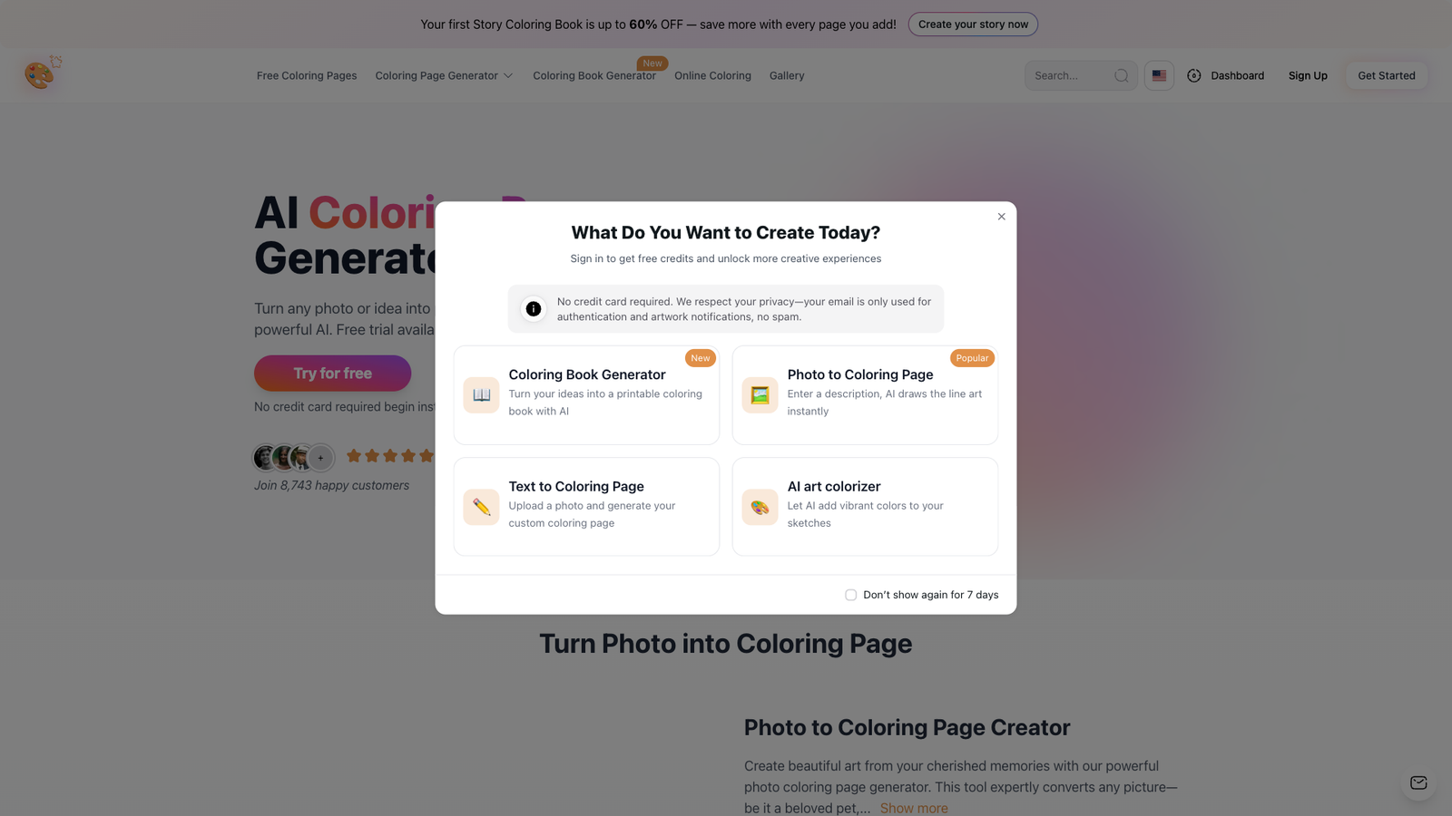 BestColoringPages AI — интерфейс нейросети BestColoringPages AI — интерфейс нейросети