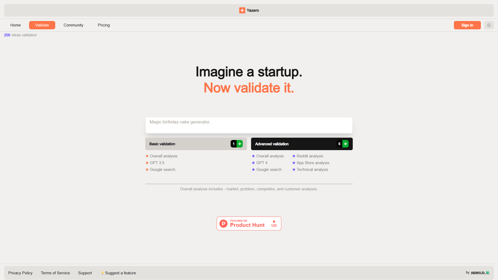 Validator by Yazero — интерфейс нейросети Validator by Yazero — интерфейс нейросети