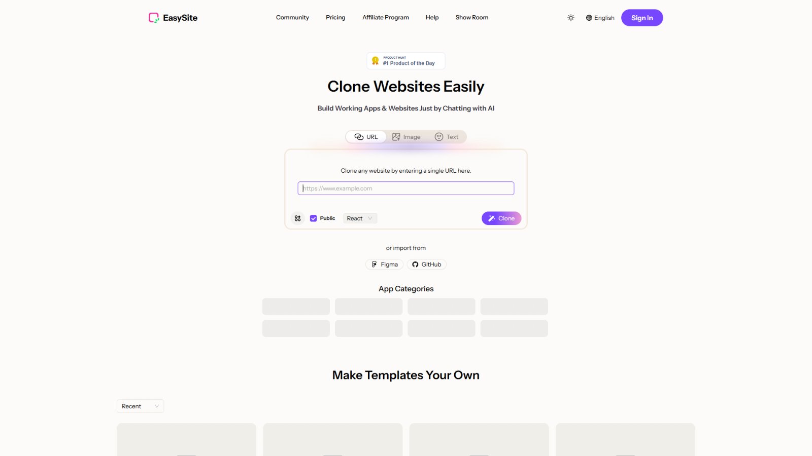 ezsite нейросеть Главная страница