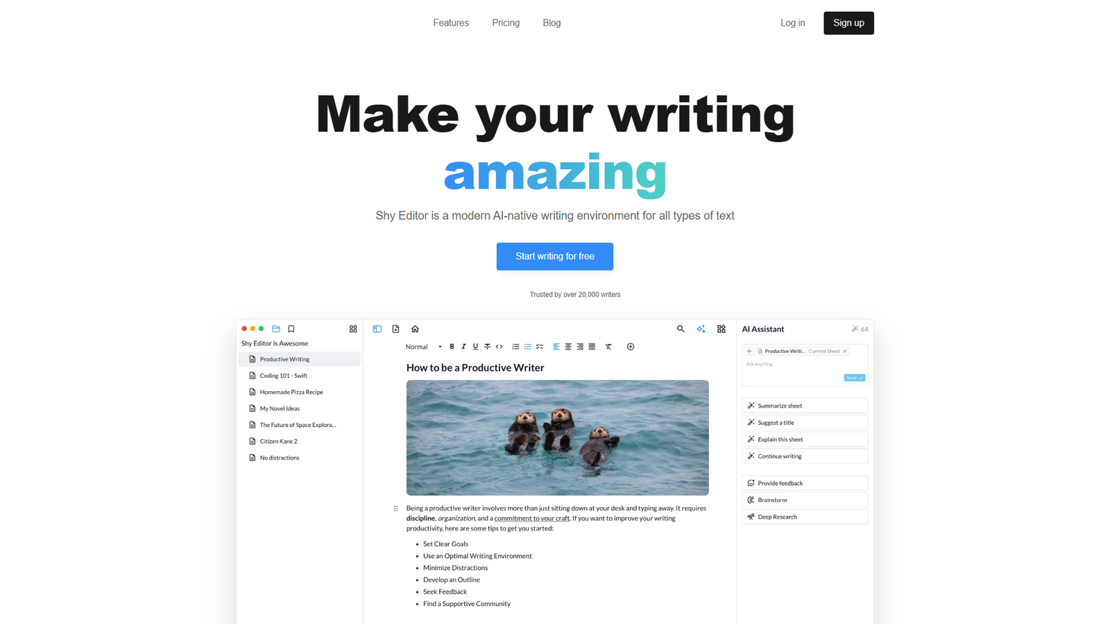 Shy Editor — интерфейс нейросети Shy Editor — интерфейс нейросети