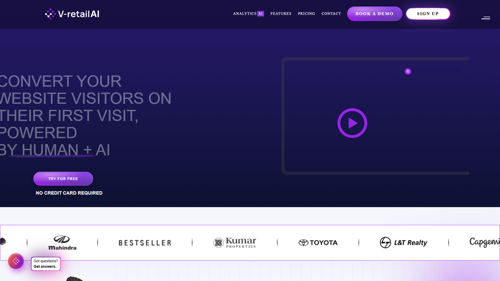 V-Retail AI — интерфейс нейросети V-Retail AI — интерфейс нейросети