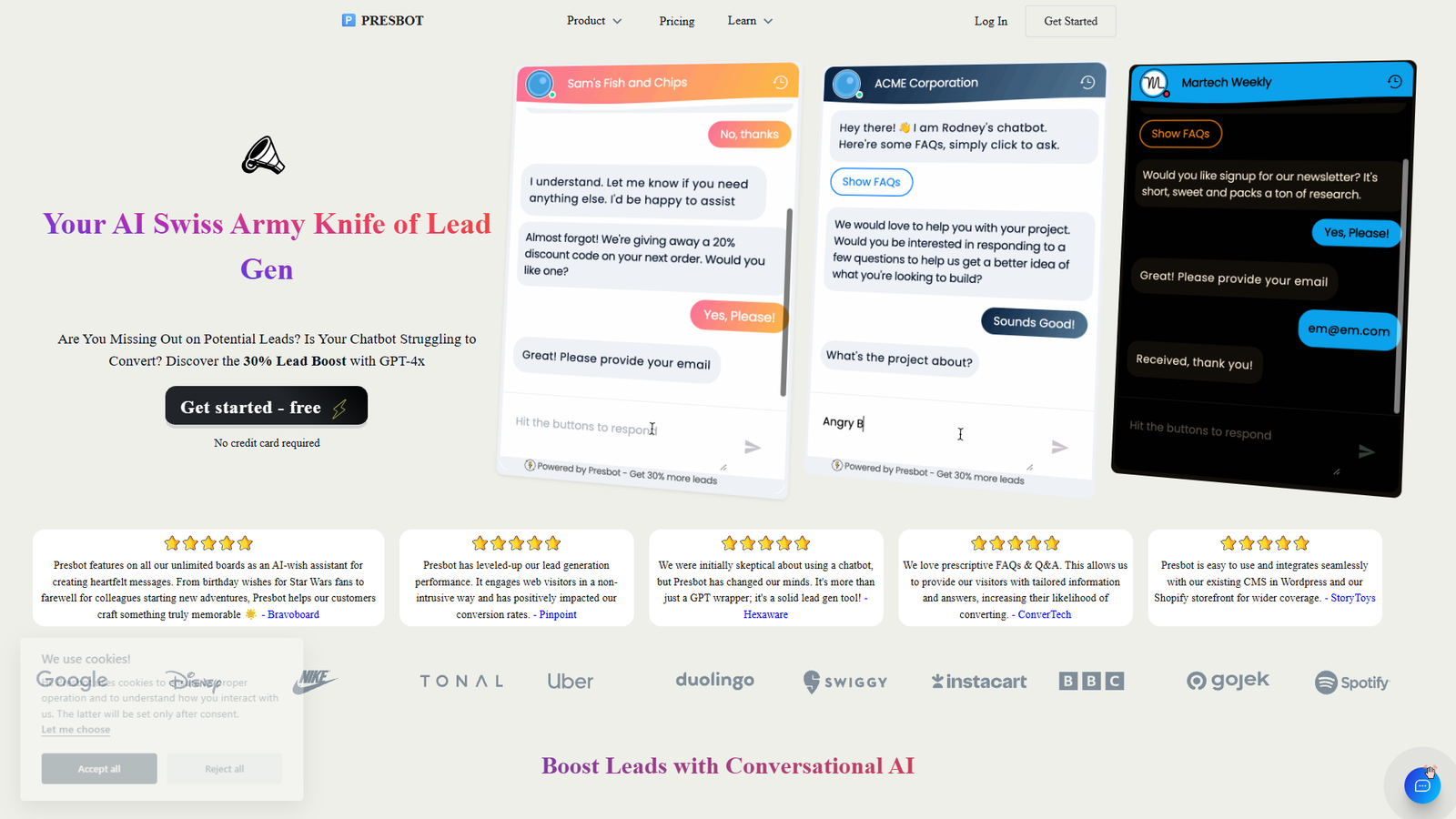 Presbot — интерфейс нейросети Presbot — интерфейс нейросети