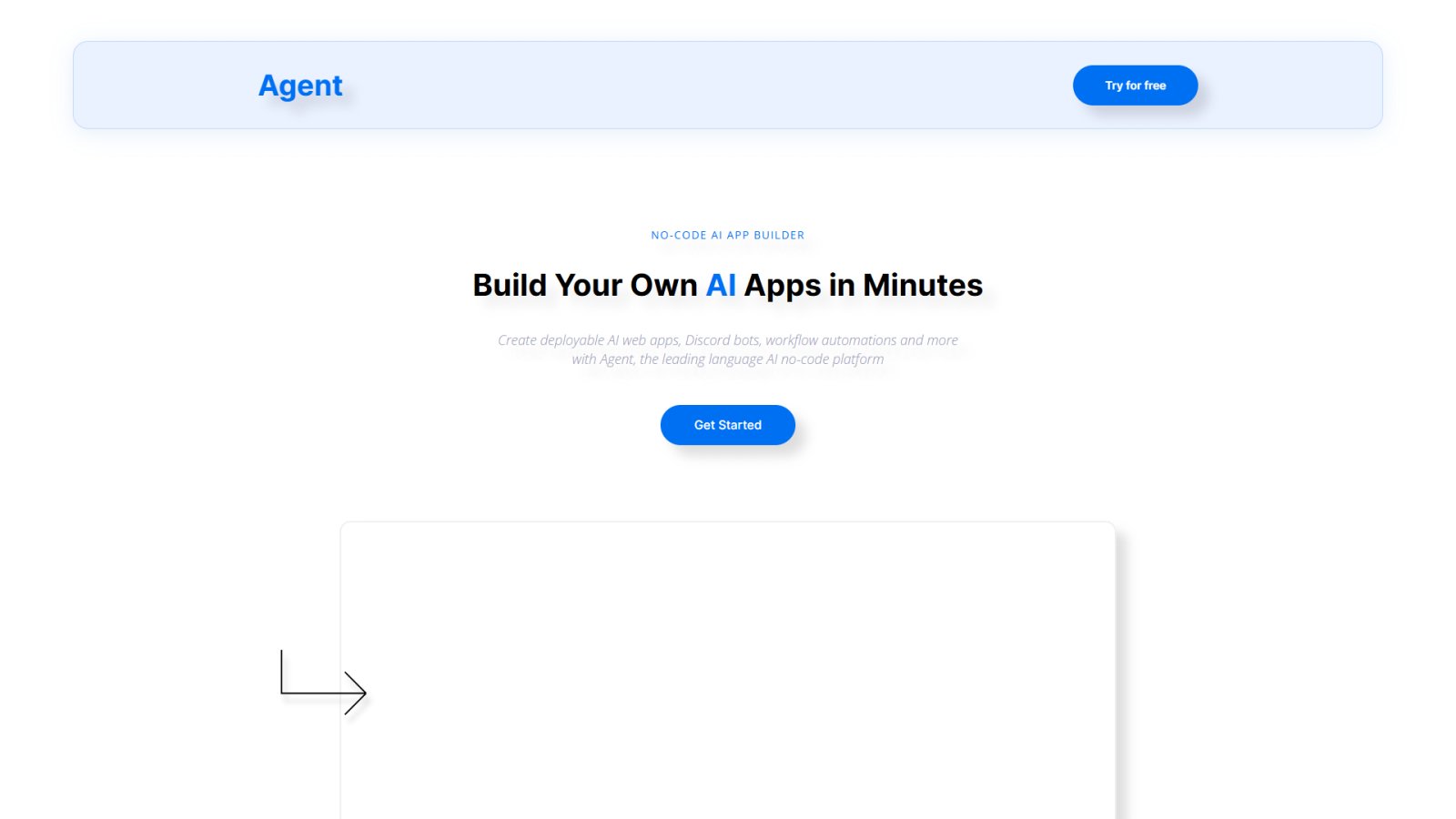 GPTAgent нейросеть Главная страница