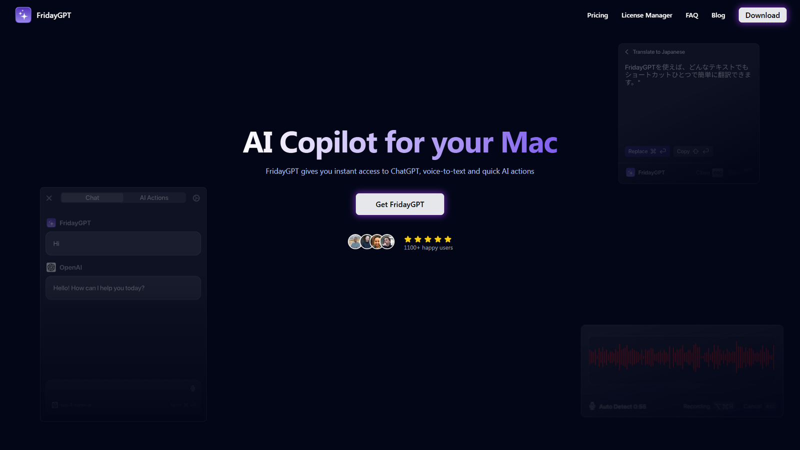 FridayGPT — интерфейс нейросети FridayGPT — интерфейс нейросети
