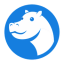 Hippo Scribe — логотип нейросети